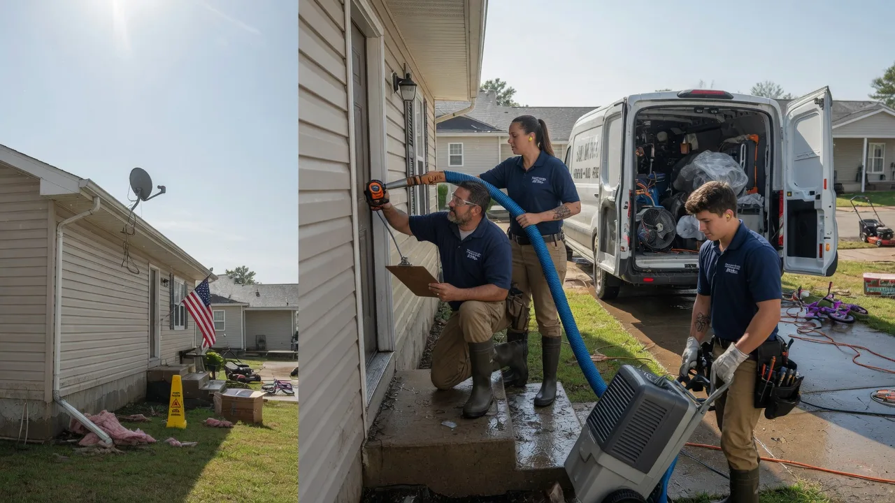 Ceiling Water Damage Restoration in Greenville, IA near me